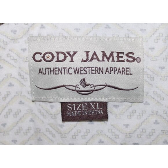 Cody James L/S Pearl Snap Embroidered Western Shirt Boys XL - Picture 5 of 6